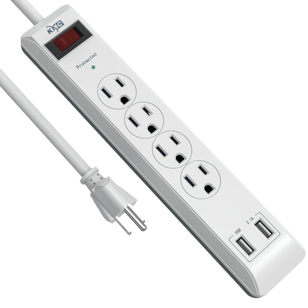 Surge Strip 4 + 2 USB