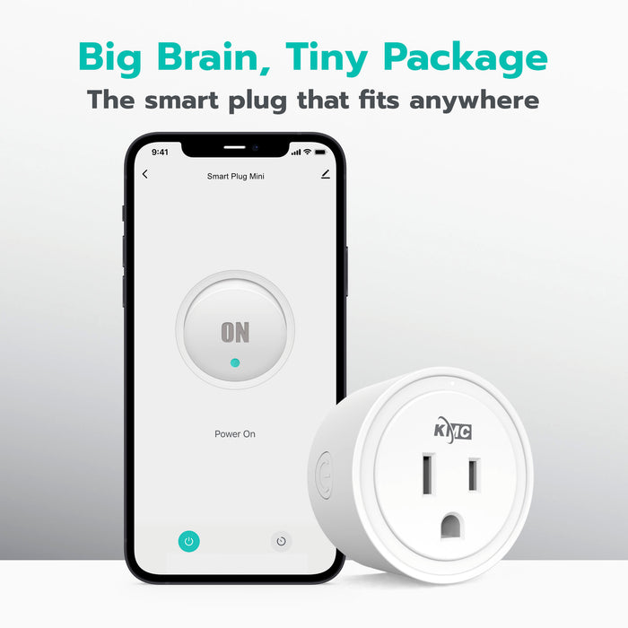 Prise intelligente KSIX Smart Energy Mini WiFi 250V - Blanc (BXWSP1M)